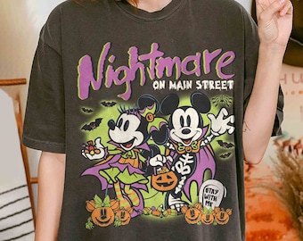 Nightmare On Main Street Shirt, Mickey's Not So Scary Halloween Party 2024 Shirt, Disney Halloween Shirt, Oogie Boogie Bash, Halloween Gift