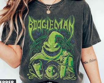 Retro Comfort Colors Boogie Man Shirt, Halloween Boogie T-Shirt, Oogie Boogie 2024 Sweatshirt, Disney Halloween 2024 Shirt, Halloween Gift