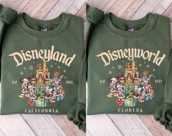 Retro Disney Christmas Shirt, Mickey and Friends Christmas Shirt, Disneyworld Christmas Shirt, Disneyland Christmas Shirt, Christmas Gift