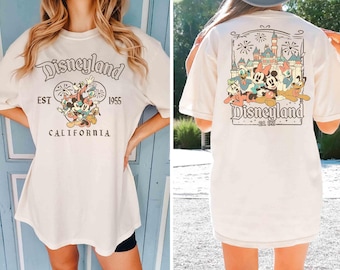 Retro Disneyland Mickey and Friends Shirt, Disneyland Est. 1955 Shirt, Disney Family Trip Shirt, Walt Disney Disneyland Shirt, Disney Shirt
