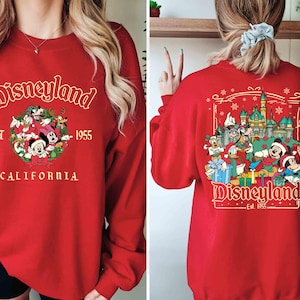 Disneyland Mickey and Friends Christmas Shirt, Disney Christmas Shirt, Christmas Family Shirt, Christmas Gift, Disneyland Christmas Shirt
