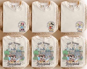 Custom Disneyland Est.1955 Shirt, Custom Name Disney Shirt, Mickey And Friends Tee, Family Disney Trip Shirt, Disney Matching Shirt