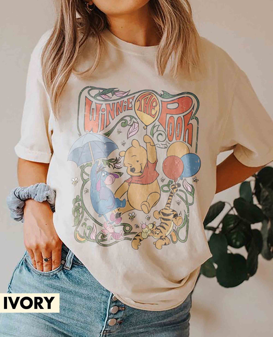 Retro Comfort Colors Winnie the Pooh Shirt, Vintage Winnie Pooh and ...