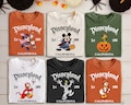Vintage Disneyland Halloween All Characters Shirts, Mickey And Friends Halloween Shirt, Halloween Party, Disney Family Halloween Shirts