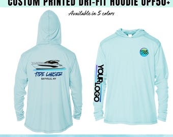 Custom Printed Dri-Fit Hoodie UPF50+ Sun Protection