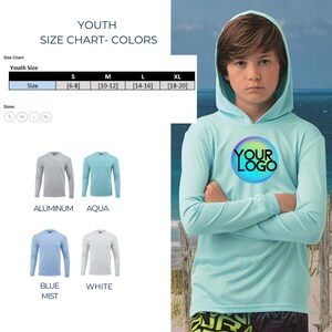 Custom Printed UPF 50+ Hooded Sun Shirt Performance Dri Fit image 5