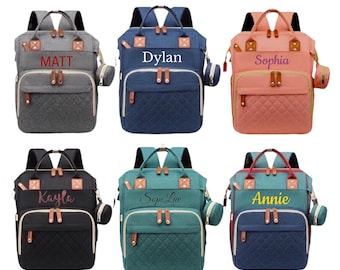 Diaper Bag with Changing Station, Personalized Bag