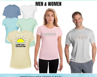 Custom Printed UPF 50+ Sun Shirt: Performance Wear