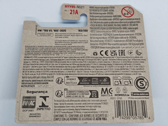 Hot Wheels '95 MAZDA RX-7 DRIFT HYY95 2025 Collectible Rare Model