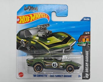 Hot Wheels '68 CORVETTE - Gas Monkey Garage HYY74 Treasure Hunt 2025 Collectible Rare Perfect Condition Model