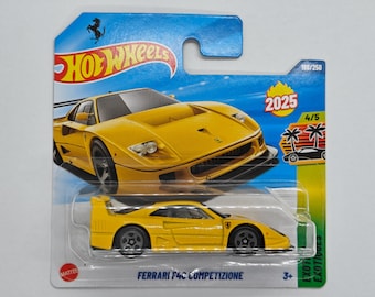 Hot Wheels FERRARI F40 COMPETIZIONE JBB92 2025 Collectible Rare Model Perfect Condition