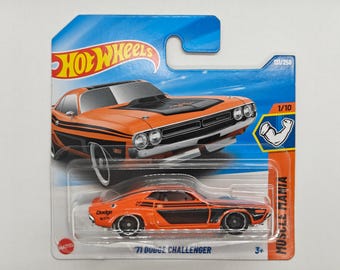Hot Wheels '71 DODGE CHALLENGER HYY79 Treasure Hunt 2025 Collectible Rare Model Perfect Condition