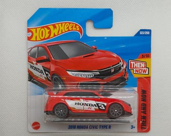 Hot Wheels 2018 Honda Civic Type R HYY64 Treasure Hunt 2025 Collectible Rare Model Perfect Condition