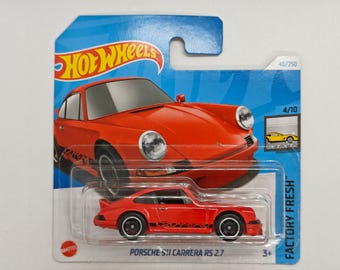 Hot Wheels PORSCHE 911 CARRERA RS 2.7 HTD08 2024 Collectible Rare Model Perfect Condition