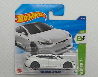 Hot Wheels TESLA MODEL S PLAID HYX58 Treasure Hunt 2025 Collectible Rare Model Perfect Condition