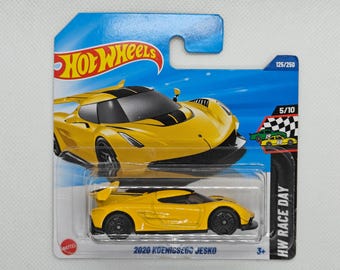 Hot Wheels 2020 KOENIGSEGG JESKO HYY66 Treasure Hunt 2025 Collectible Rare Model Perfect Condition