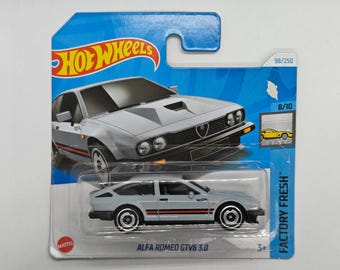 Hot Wheels ALFA ROMEO GTV6 3.0 HTC53 Treasure Hunt 2024 Collectible Rare Model Perfect Condition