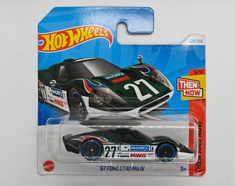 Hot Wheels '67 FORD GT40 MK.IV HTC69 2024 Collectible Rare Model Perfect Condition