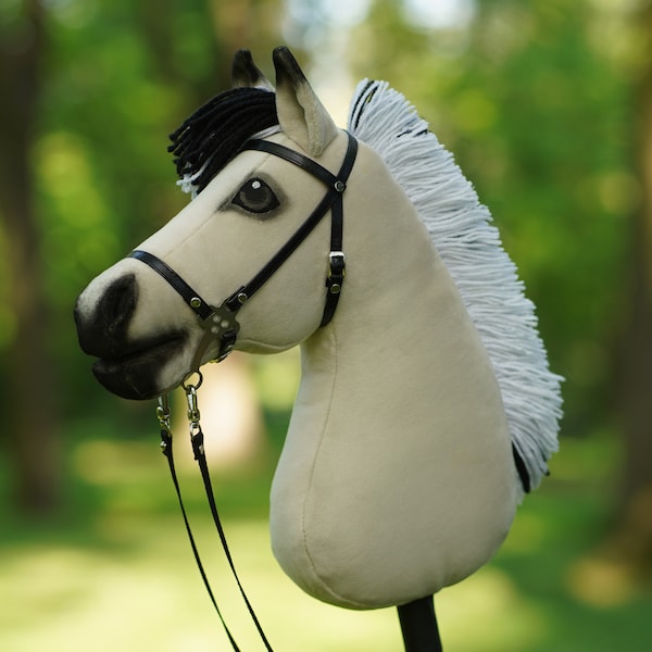 Hobby Horse Fjord + Stick + Hackamore Bridle