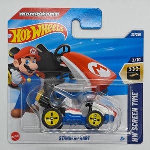 Hot Wheels STANDARD KART HYW83 Mariokart Schatzsuche 2025 Sammlerstück Seltenes Modell Perfekter Zustand