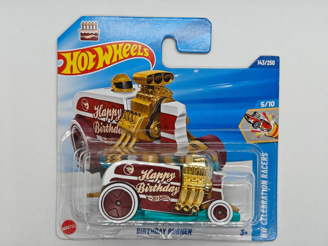 Hot Wheels BIRTHDAY BURNER JBC26 2025 Treasure Hunt Collectible