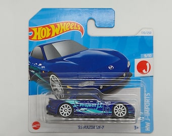 Hot Wheels '95 MAZDA RX-7 HTD97 Treasure Hunt 2024 Collectible Rare Model
