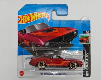 Hot Wheels '70 PLYMOUTH BARRACUDA HTC95 2024 Collectible Rare Model Perfect Condition