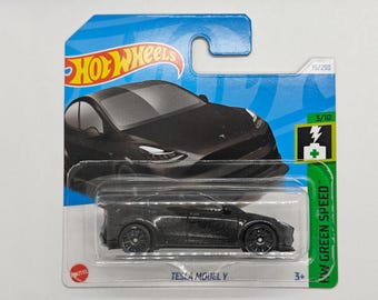 Hot Wheels TESLA MODEL Y HTC93 2025 Collectible Rare Model Perfect Condition