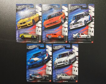 Hot Wheels BMW M Power Silver Series GRT01 2025 Collectible Rare Set
