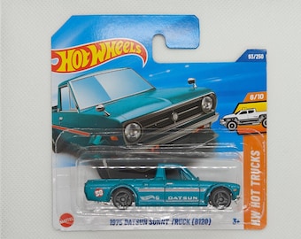 Hot Wheels 1975 Datsun Sunny Truck (B120) HYX36 Treasure Hunt 2025 Collectible Rare Perfect Condition Model