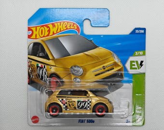 Hot Wheels FIAT 500e HYW85 Treasure Hunt 2025 Collectible Rare Model Perfect Condition