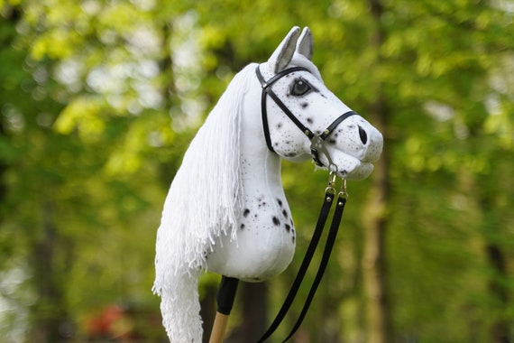 Cheval à baton HOBBY HORSE blanc