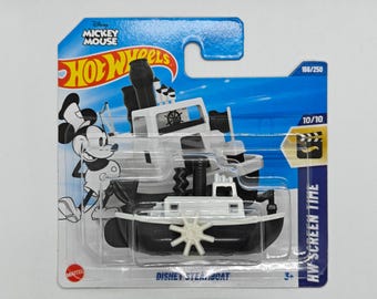 Hot Wheels DISNEY STEAMBOAT HYY98 2025 Collectible Rare Model Perfect Condition