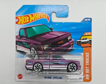 Hot Wheels '91 GMC SYCLONE HYY60 Treasure Hunt 2025 Collectible Rare Model Perfect Condition