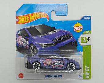 Hot Wheels CUSTOM KIA EV6 HYW22 Treasure Hunt 2025 Collectible Rare Model Perfect Condition