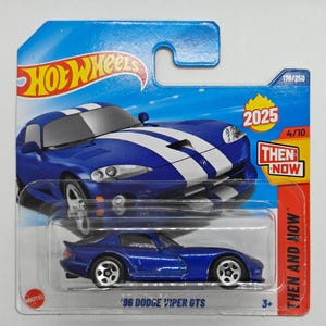 Hot Wheels &#39;96 DODGE VIPER GTS HYW50 2025 Sammlerstück, seltenes Modell, perfekter Zustand