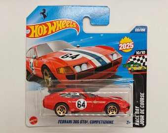 Hot Wheels FERRARI 365 GTB4 COMPETIZIONE HYW48 2025 Collectible Rare Model Perfect Condition