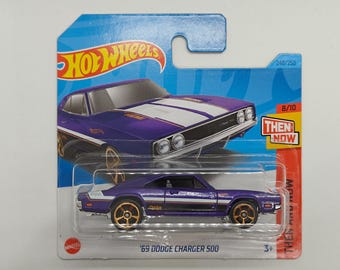 Hot Wheels '69 DODGE CHARGER 500 HKJ46 2023 Collectible Rare Model Perfect Condition