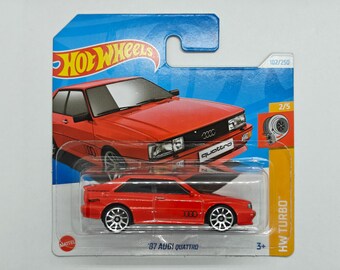 Hot Wheels '87 AUDI QUATTRO HRY55 2024 Collectible Rare Model Perfect Condition