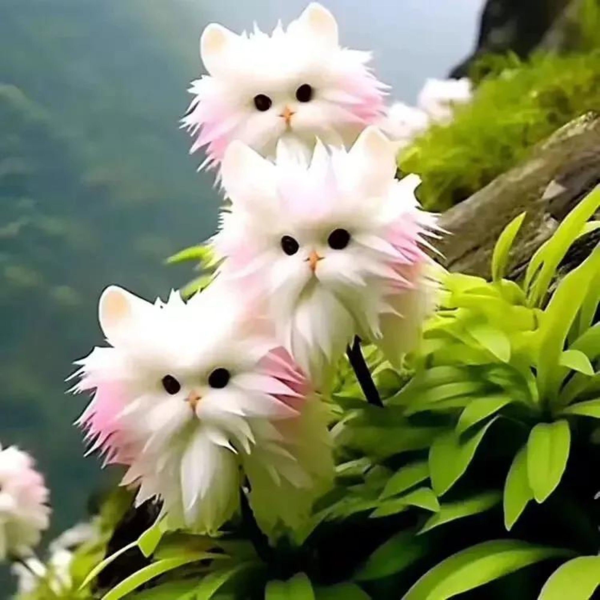 20 Seeds Pink Cat's Eye Dazzle Unique Flower Garden Planting Herliom