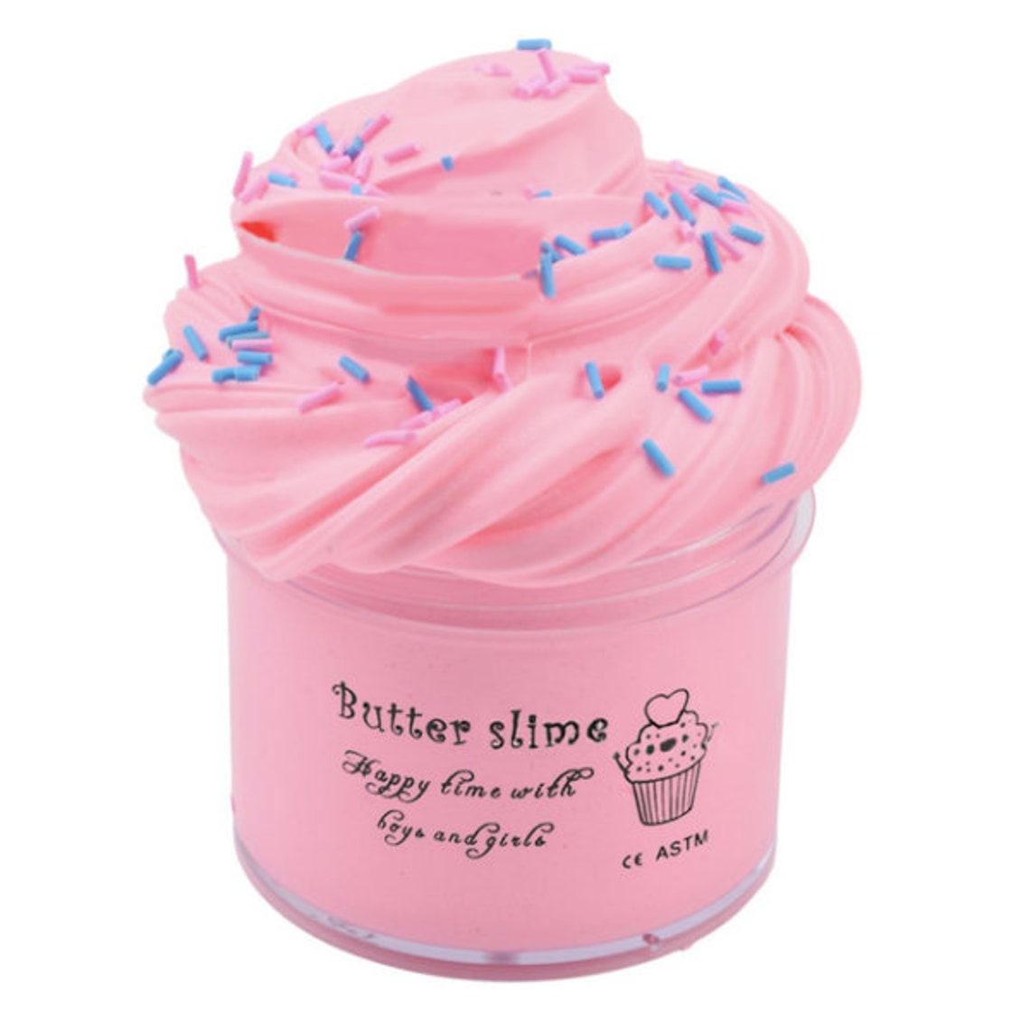 Pink Watermelon Butter Fluffy Slime Kit For Girls And Boys Etsy