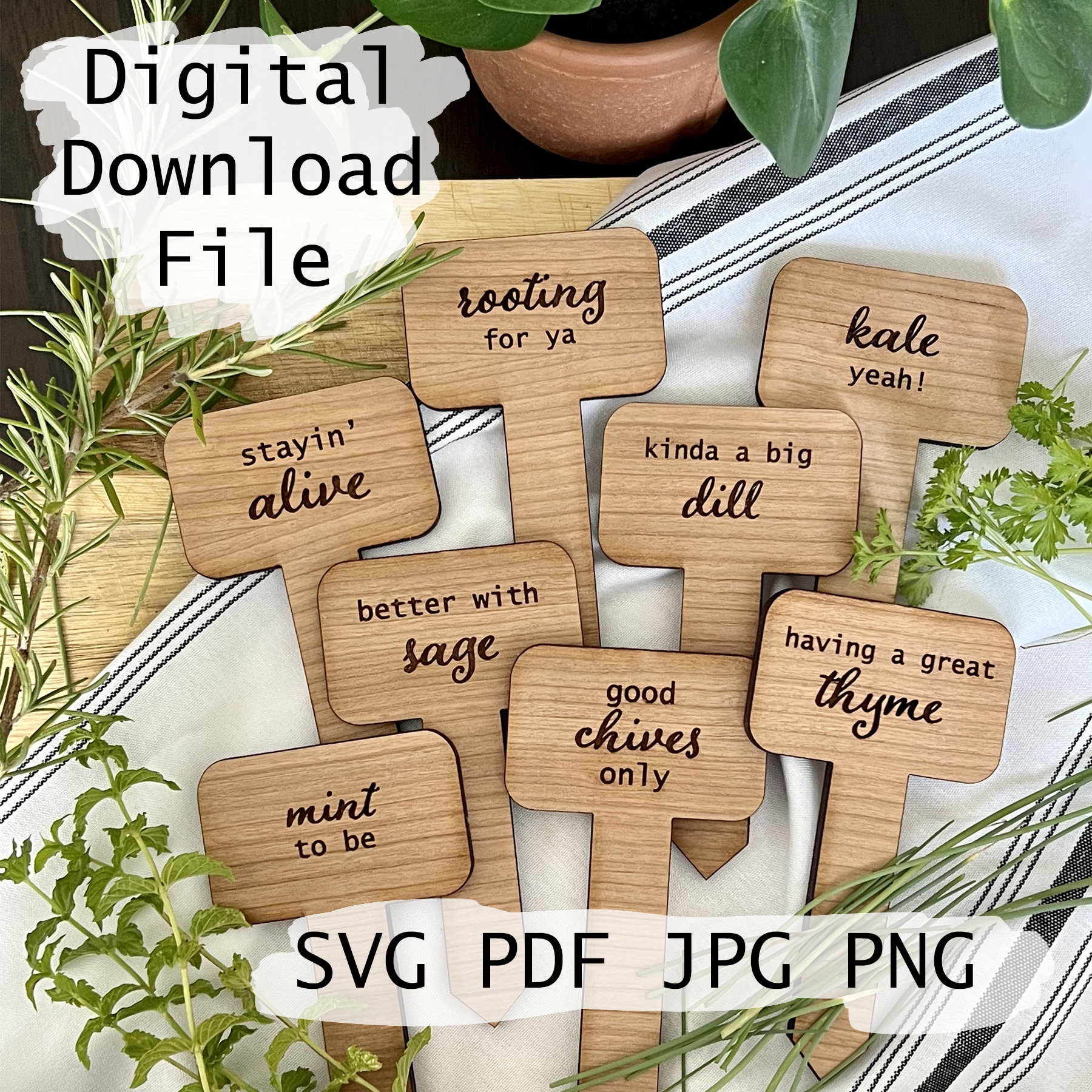 Garden Seed Packet Stickers for Making Gardener's Gifts