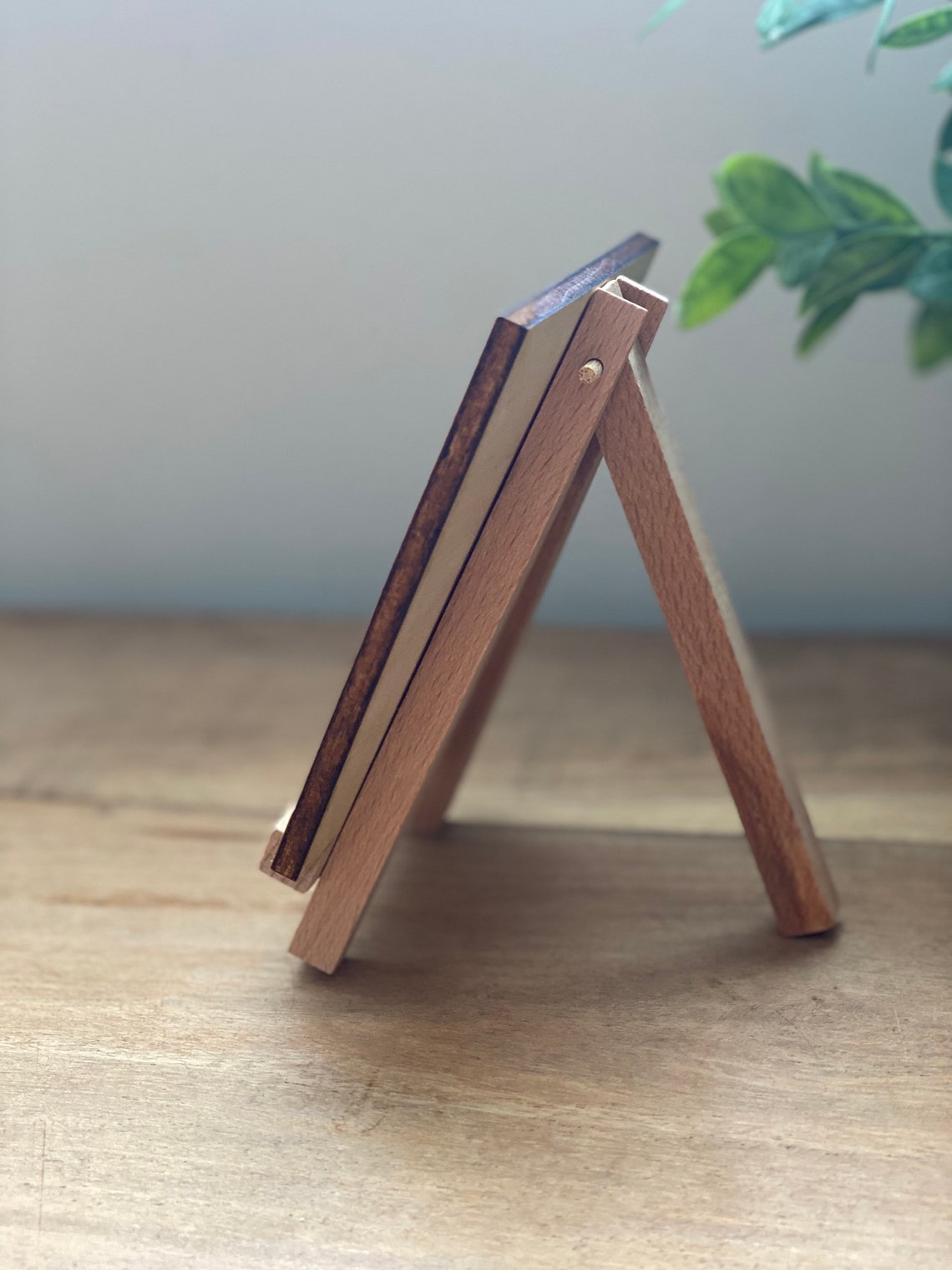 Custom Pet Portrait With Mini Easel 4x4 Laser Engraved Wood Etsy