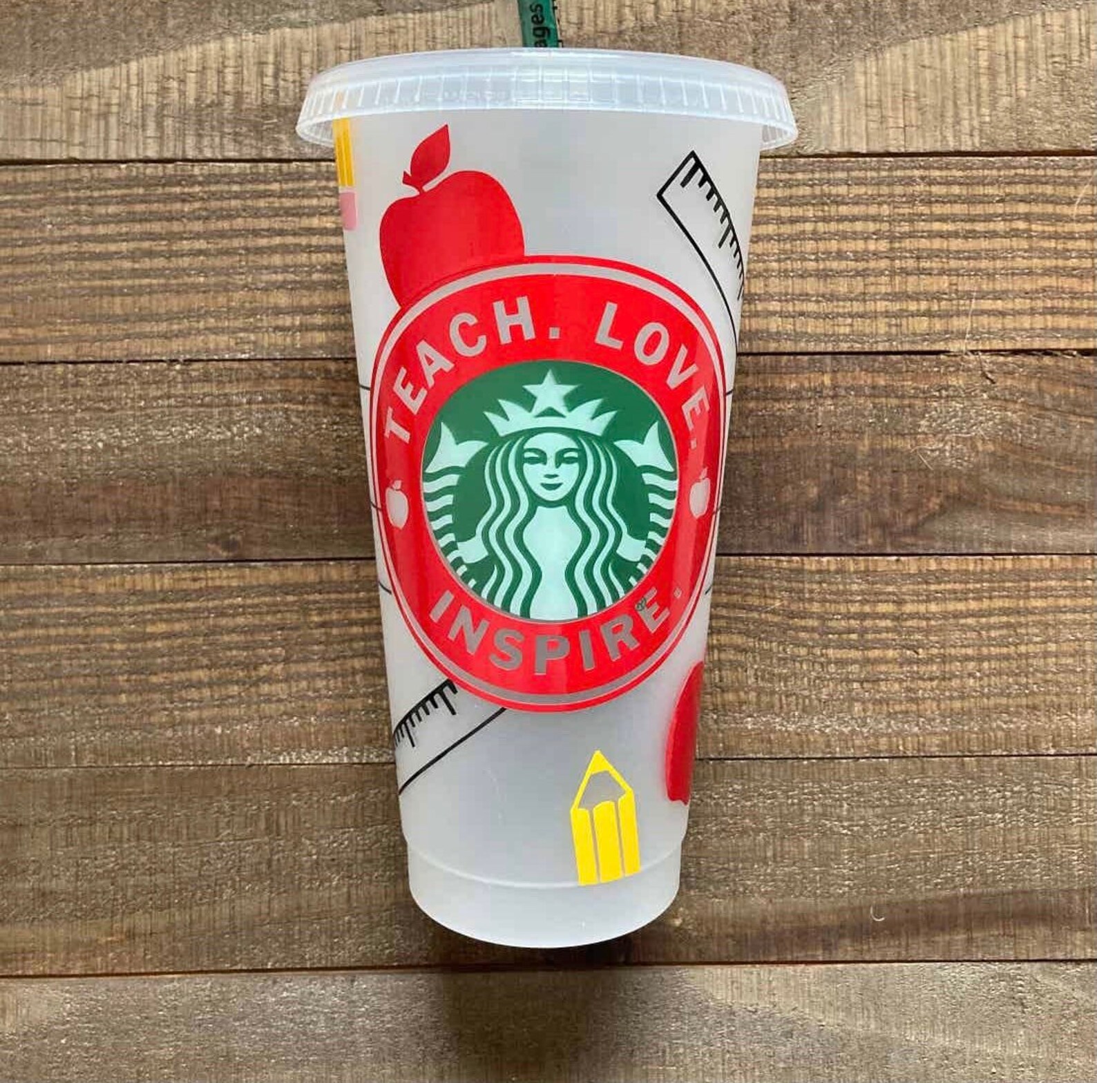 Teacher Starbucks cup teacher gift teacher appreciation Etsy