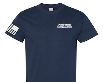 Postal Carrier Short Sleeve Tee Shirt Cotton
