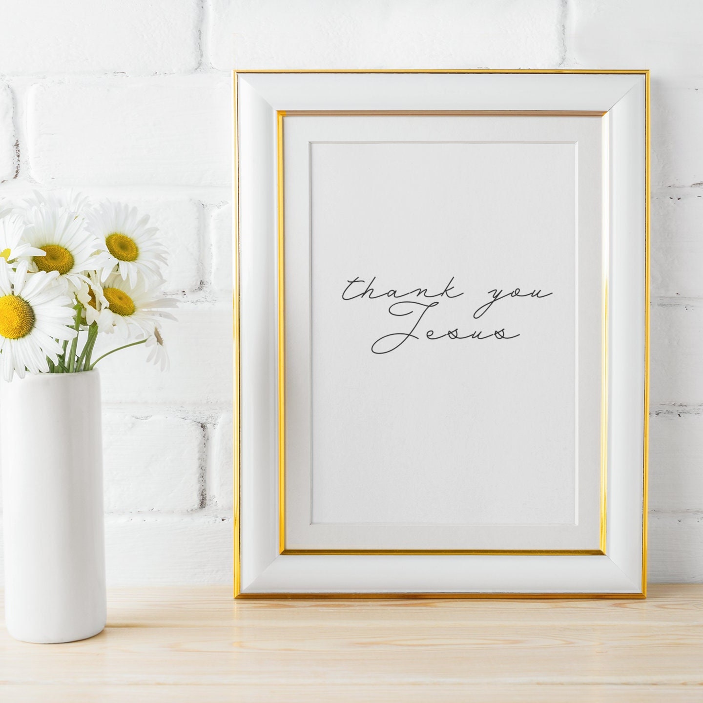 Thank You Jesus Printable Wall Art | Thanksgiving Printable Wall Art ...