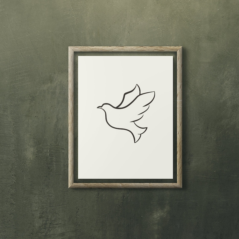 Holy Spirit Printable Design - Holy Spirit Illustration - Bible Verse ...
