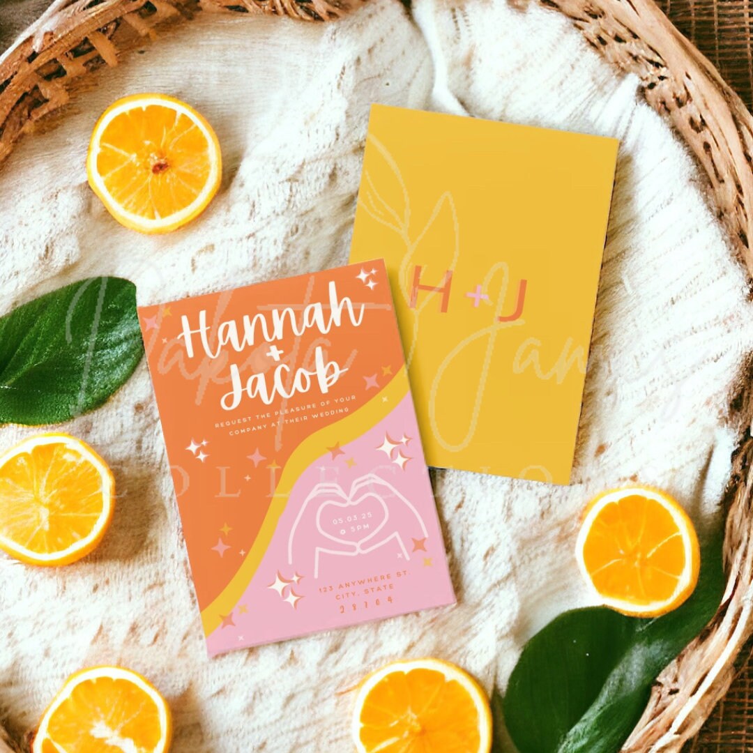 Designer Greetings Hochzeitskarte – Mit Glitzer, Orangefarben-gelb, Für Jubiläum & Feiern