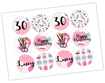 Louis Vuitton Cupcake Toppers Etsy Uk