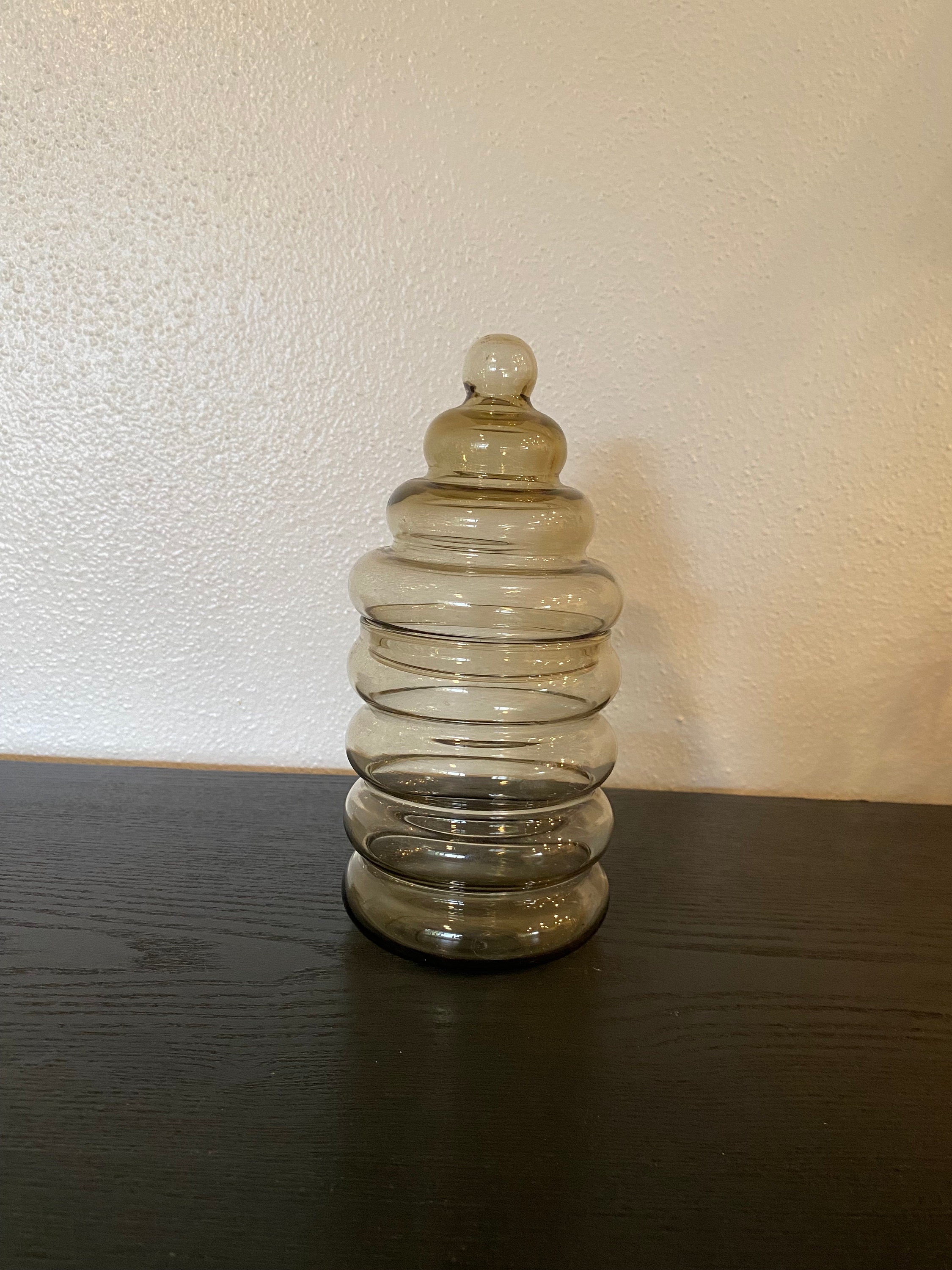 Vintage Holmegaard Primula Apothecary Glass Canister Etsy